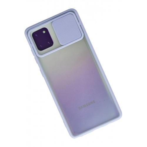 Newface Samsung Galaxy A81 / Note 10 Lite Kılıf Palm Buzlu Kamera Sürgülü Silikon - Lila Newface Samsung Galaxy A81 / Note 10 Lite Kılıf Palm Buzlu Kamera Sürgülü Silikon - Lila