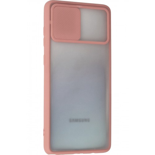 Newface Samsung Galaxy A81 / Note 10 Lite Kılıf Palm Buzlu Kamera Sürgülü Silikon - Pembe Newface Samsung Galaxy A81 / Note 10 Lite Kılıf Palm Buzlu Kamera Sürgülü Silikon - Pembe