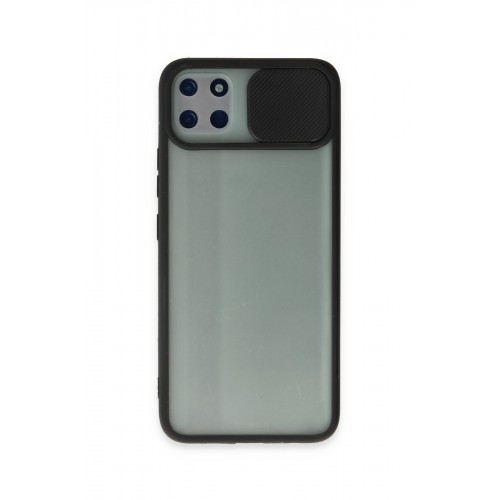 Newface Realme C11 Kılıf Palm Buzlu Kamera Sürgülü Silikon - Siyah Newface Realme C11 Kılıf Palm Buzlu Kamera Sürgülü Silikon - Siyah