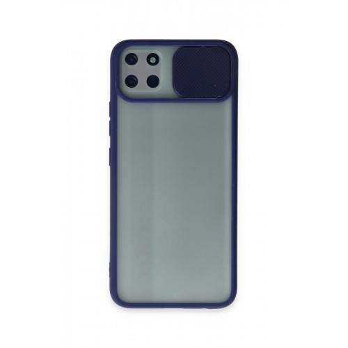 Newface Realme C11 Kılıf Palm Buzlu Kamera Sürgülü Silikon - Lacivert Newface Realme C11 Kılıf Palm Buzlu Kamera Sürgülü Silikon - Lacivert