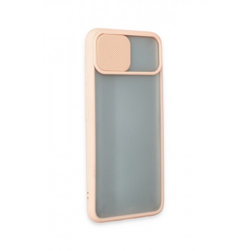 Newface Realme C11 Kılıf Palm Buzlu Kamera Sürgülü Silikon - Pembe Newface Realme C11 Kılıf Palm Buzlu Kamera Sürgülü Silikon - Pembe