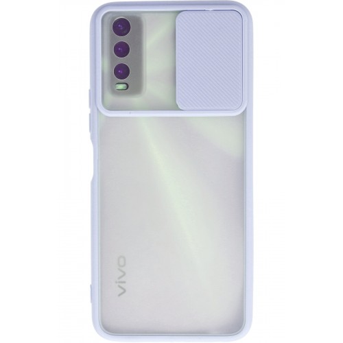 Newface Vivo Y11S Kılıf Palm Buzlu Kamera Sürgülü Silikon - Lila Newface Vivo Y11S Kılıf Palm Buzlu Kamera Sürgülü Silikon - Lila
