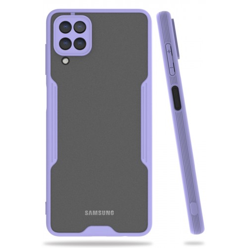 Newface Samsung Galaxy A22 Kılıf Platin Silikon - Lila Newface Samsung Galaxy A22 Kılıf Platin Silikon - Lila