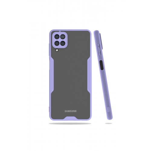 Newface Samsung Galaxy M32 Kılıf Platin Silikon - Lila Newface Samsung Galaxy M32 Kılıf Platin Silikon - Lila