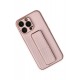 Newface iPhone 13 Pro Kılıf Coco Karbon Standlı Kapak - Pembe Newface iPhone 13 Pro Kılıf Coco Karbon Standlı Kapak - Pembe