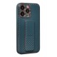 Newface iPhone 13 Pro Kılıf Coco Karbon Standlı Kapak - Lacivert Newface iPhone 13 Pro Kılıf Coco Karbon Standlı Kapak - Lacivert