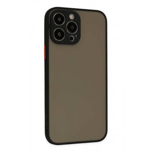 Newface iPhone 13 Pro Kılıf Montreal Silikon Kapak - Siyah Newface iPhone 13 Pro Kılıf Montreal Silikon Kapak - Siyah
