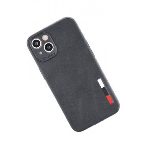 Newface iPhone 13 Mini Kılıf Loop Deri Silikon - Siyah Newface iPhone 13 Mini Kılıf Loop Deri Silikon - Siyah