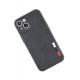 Newface iPhone 13 Mini Kılıf Loop Deri Silikon - Siyah Newface iPhone 13 Mini Kılıf Loop Deri Silikon - Siyah