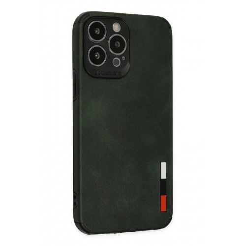 Newface iPhone 13 Pro Kılıf Loop Deri Silikon - Yeşil Newface iPhone 13 Pro Kılıf Loop Deri Silikon - Yeşil