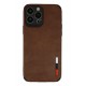 Newface iPhone 13 Pro Max Kılıf Loop Deri Silikon - Kahverengi Newface iPhone 13 Pro Max Kılıf Loop Deri Silikon - Kahverengi