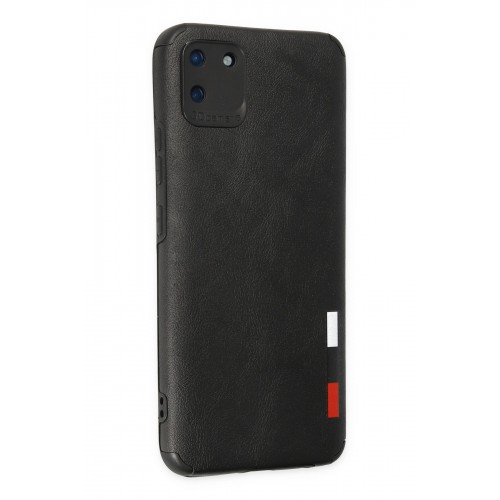 Newface Realme C11 Kılıf Loop Deri Silikon - Siyah Newface Realme C11 Kılıf Loop Deri Silikon - Siyah