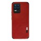 Newface Realme 8 Kılıf Loop Deri Silikon - Kırmızı Newface Realme 8 Kılıf Loop Deri Silikon - Kırmızı