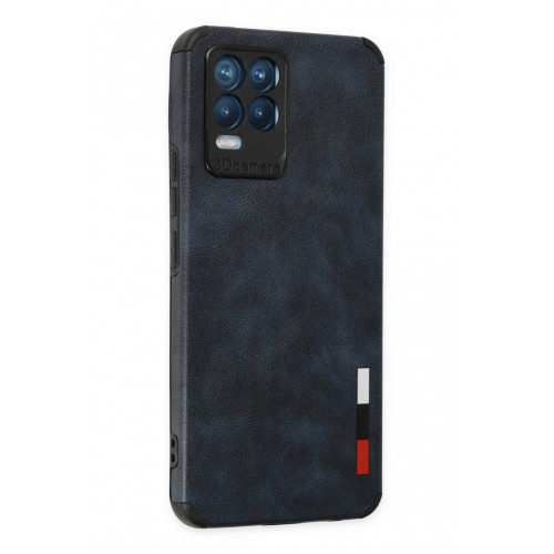Newface Realme 8 Pro Kılıf Loop Deri Silikon - Lacivert Newface Realme 8 Pro Kılıf Loop Deri Silikon - Lacivert