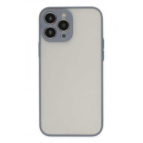 Newface iPhone 13 Pro Max Kılıf Montreal Silikon Kapak - Gri Newface iPhone 13 Pro Max Kılıf Montreal Silikon Kapak - Gri