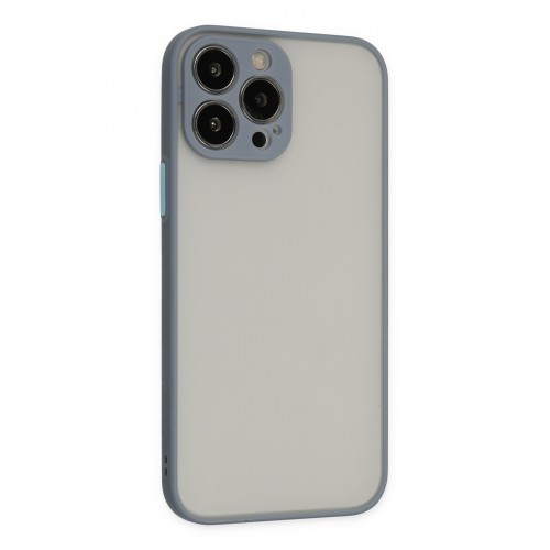 Newface iPhone 13 Pro Max Kılıf Montreal Silikon Kapak - Gri Newface iPhone 13 Pro Max Kılıf Montreal Silikon Kapak - Gri