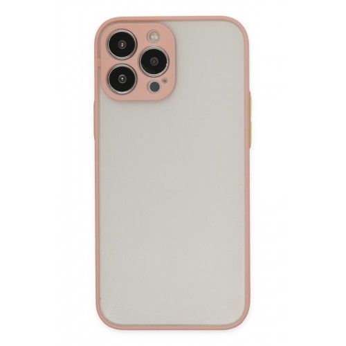 Newface iPhone 13 Pro Max Kılıf Montreal Silikon Kapak - Pembe Newface iPhone 13 Pro Max Kılıf Montreal Silikon Kapak - Pembe