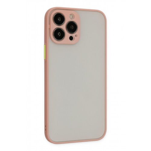 Newface iPhone 13 Pro Max Kılıf Montreal Silikon Kapak - Pembe Newface iPhone 13 Pro Max Kılıf Montreal Silikon Kapak - Pembe