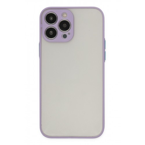 Newface iPhone 13 Pro Max Kılıf Montreal Silikon Kapak - Mor Newface iPhone 13 Pro Max Kılıf Montreal Silikon Kapak - Mor