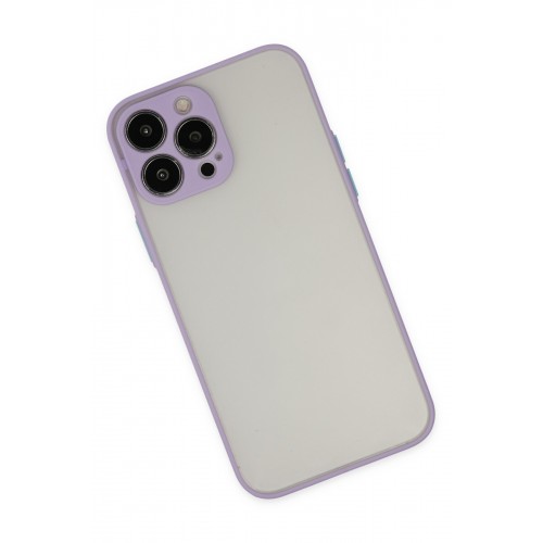Newface iPhone 13 Pro Max Kılıf Montreal Silikon Kapak - Mor Newface iPhone 13 Pro Max Kılıf Montreal Silikon Kapak - Mor
