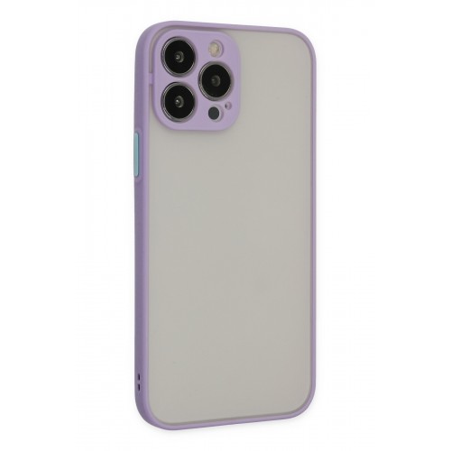 Newface iPhone 13 Pro Max Kılıf Montreal Silikon Kapak - Mor Newface iPhone 13 Pro Max Kılıf Montreal Silikon Kapak - Mor