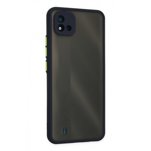 Newface Realme C11 2021 Kılıf Montreal Silikon Kapak - Lacivert Newface Realme C11 2021 Kılıf Montreal Silikon Kapak - Lacivert