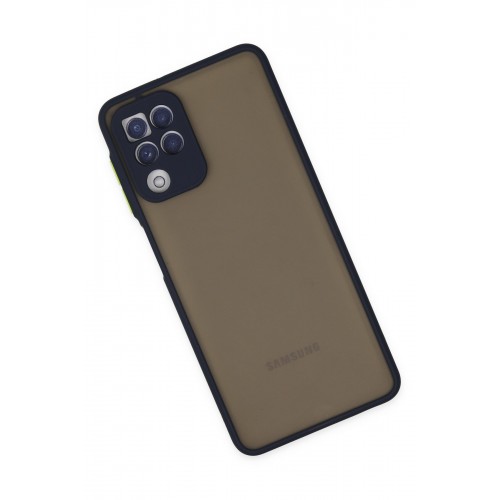 Newface Samsung Galaxy M22 Kılıf Montreal Silikon Kapak - Lacivert Newface Samsung Galaxy M22 Kılıf Montreal Silikon Kapak - Lacivert