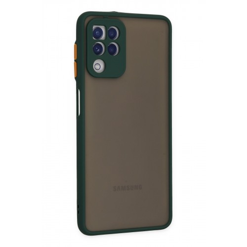 Newface Samsung Galaxy M32 Kılıf Montreal Silikon Kapak - Yeşil Newface Samsung Galaxy M32 Kılıf Montreal Silikon Kapak - Yeşil