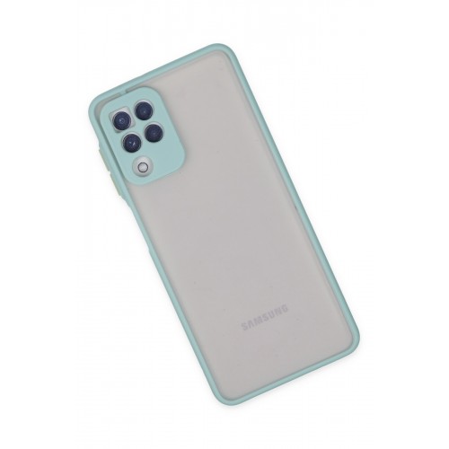 Newface Samsung Galaxy M32 Kılıf Montreal Silikon Kapak - Turkuaz Newface Samsung Galaxy M32 Kılıf Montreal Silikon Kapak - Turkuaz