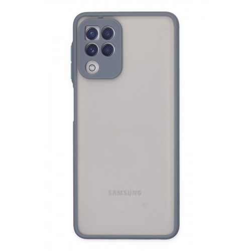 Newface Samsung Galaxy M32 Kılıf Montreal Silikon Kapak - Gri Newface Samsung Galaxy M32 Kılıf Montreal Silikon Kapak - Gri