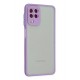 Newface Samsung Galaxy M32 Kılıf Montreal Silikon Kapak - Mor
