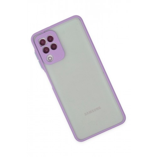 Newface Samsung Galaxy M32 Kılıf Montreal Silikon Kapak - Mor Newface Samsung Galaxy M32 Kılıf Montreal Silikon Kapak - Mor
