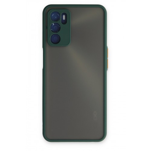Newface Oppo A16 Kılıf Montreal Silikon Kapak - Yeşil Newface Oppo A16 Kılıf Montreal Silikon Kapak - Yeşil