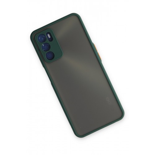 Newface Oppo A16 Kılıf Montreal Silikon Kapak - Yeşil Newface Oppo A16 Kılıf Montreal Silikon Kapak - Yeşil