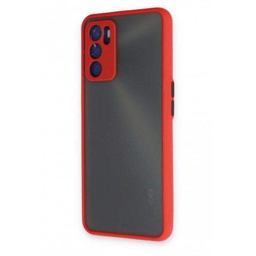 Newface Oppo A16 Kılıf Montreal Silikon Kapak - Kırmızı Newface Oppo A16 Kılıf Montreal Silikon Kapak - Kırmızı