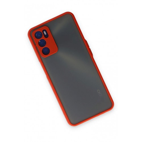 Newface Oppo A16 Kılıf Montreal Silikon Kapak - Kırmızı Newface Oppo A16 Kılıf Montreal Silikon Kapak - Kırmızı