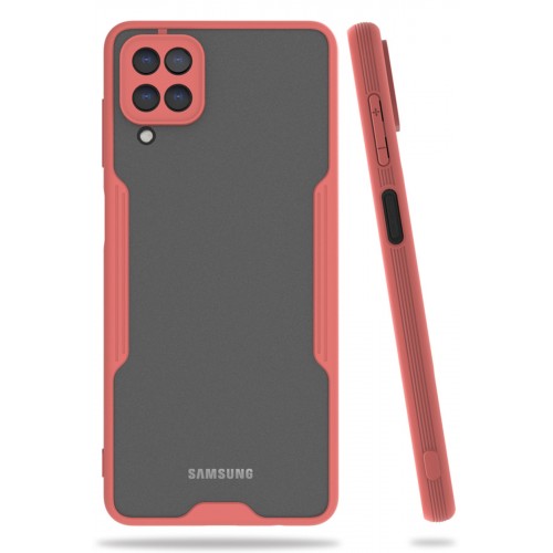Newface Samsung Galaxy A22 Kılıf Platin Silikon - Pembe Newface Samsung Galaxy A22 Kılıf Platin Silikon - Pembe