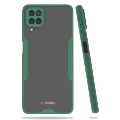 Newface Samsung Galaxy A22 Kılıf Platin Silikon - Yeşil Newface Samsung Galaxy A22 Kılıf Platin Silikon - Yeşil