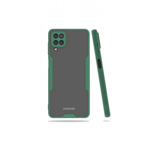 Newface Samsung Galaxy M32 Kılıf Platin Silikon - Yeşil Newface Samsung Galaxy M32 Kılıf Platin Silikon - Yeşil