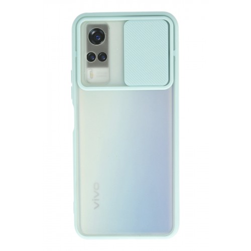 Newface Vivo Y53S Kılıf Palm Buzlu Kamera Sürgülü Silikon - Turkuaz Newface Vivo Y53S Kılıf Palm Buzlu Kamera Sürgülü Silikon - Turkuaz