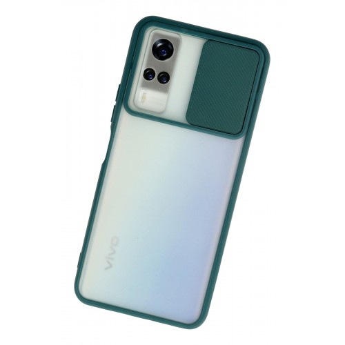 Newface Vivo Y51A Kılıf Palm Buzlu Kamera Sürgülü Silikon - Yeşil Newface Vivo Y51A Kılıf Palm Buzlu Kamera Sürgülü Silikon - Yeşil