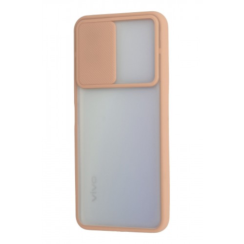 Newface Vivo Y31 2021 Kılıf Palm Buzlu Kamera Sürgülü Silikon - Pembe Newface Vivo Y31 2021 Kılıf Palm Buzlu Kamera Sürgülü Silikon - Pembe