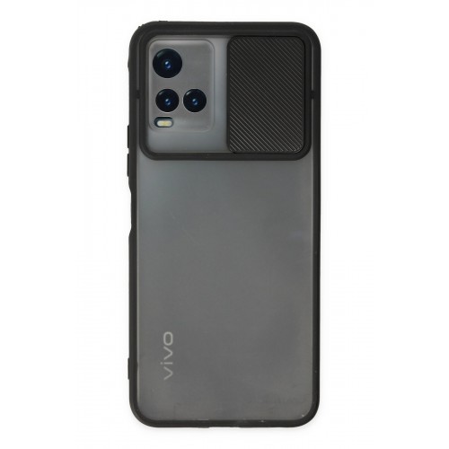 Newface Vivo Y33S Kılıf Palm Buzlu Kamera Sürgülü Silikon - Siyah Newface Vivo Y33S Kılıf Palm Buzlu Kamera Sürgülü Silikon - Siyah