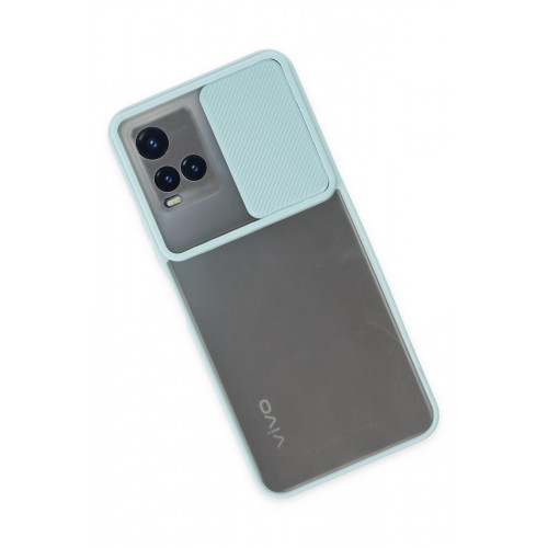 Newface Vivo Y21S Kılıf Palm Buzlu Kamera Sürgülü Silikon - Turkuaz Newface Vivo Y21S Kılıf Palm Buzlu Kamera Sürgülü Silikon - Turkuaz