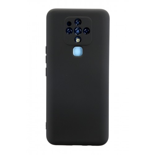 Newface Tecno Camon 16 Kılıf Nano içi Kadife Silikon - Siyah Newface Tecno Camon 16 Kılıf Nano içi Kadife Silikon - Siyah