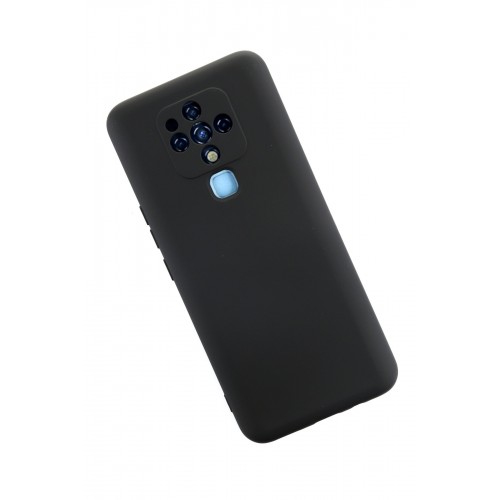 Newface Tecno Camon 16 Kılıf Nano içi Kadife Silikon - Siyah Newface Tecno Camon 16 Kılıf Nano içi Kadife Silikon - Siyah