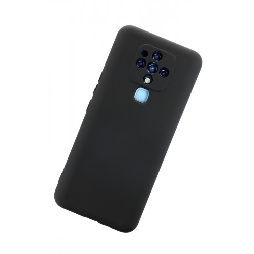 Newface Tecno Camon 16 Kılıf Nano içi Kadife Silikon - Siyah Newface Tecno Camon 16 Kılıf Nano içi Kadife Silikon - Siyah