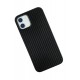 Newface iPhone 12 Kılıf Karbon PP Silikon - Siyah Newface iPhone 12 Kılıf Karbon PP Silikon - Siyah