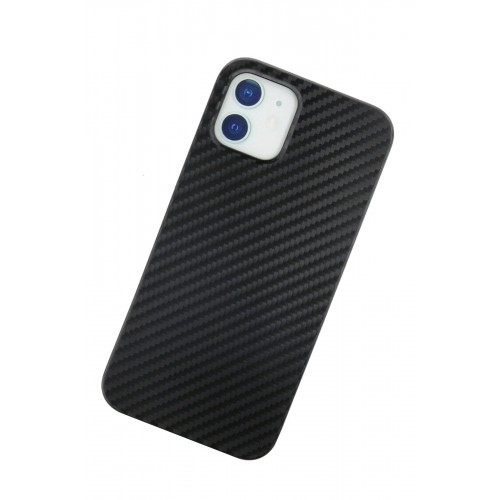 Newface iPhone 12 Kılıf Karbon PP Silikon - Siyah Newface iPhone 12 Kılıf Karbon PP Silikon - Siyah