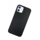 Newface iPhone 12 Kılıf Karbon PP Silikon - Siyah Newface iPhone 12 Kılıf Karbon PP Silikon - Siyah